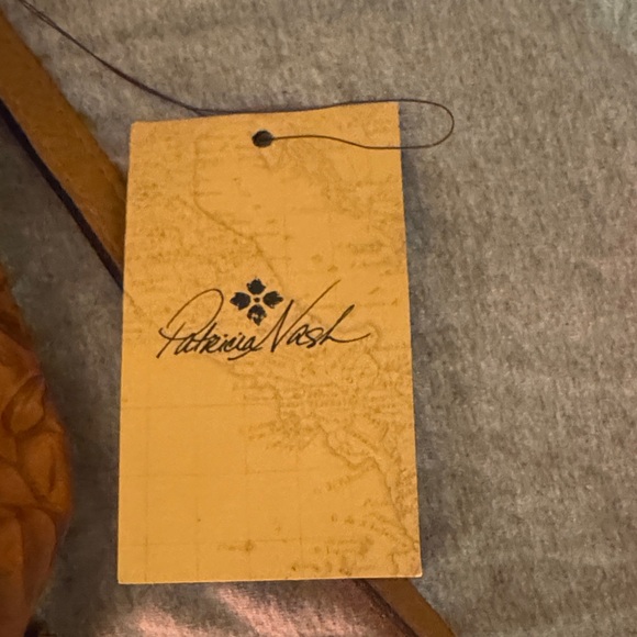 Embossed Leather Backpack - Tan - Picture 2 of 10